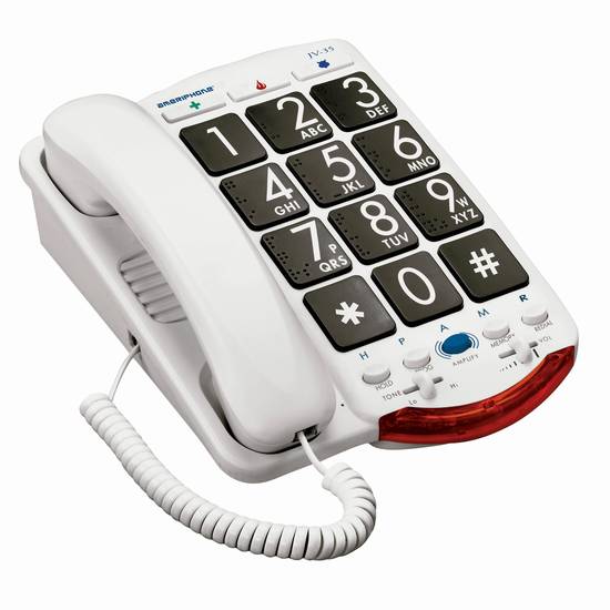 Ameriphone JV35 Amplified Telephone with Talk Back Numbers